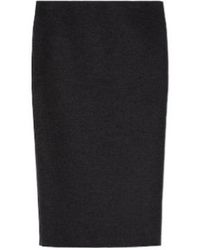 Gucci - Rear Slit Midi Skirt - Lyst