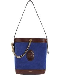 Versace - Pivot Small Bucket Bag - Lyst