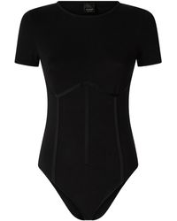 Pinko - Short-Sleeve Bodysuit Top - Lyst