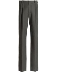 Balmain - Cotton Twill Trousers - Lyst
