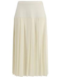 Alessandra Rich - Elastic Waist Skirt - Lyst