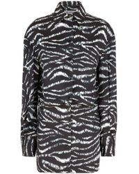 The Attico - The Silvye Mini Shirt Dress - Lyst