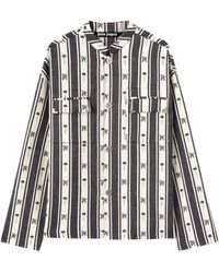Palm Angels - Metal Frame Stripes Overshirt - Lyst