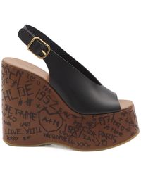 Chloé - Chloé Maxime Open Toe Heeled Sandals - Lyst