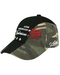 ANDERSSON BELL - Camouflage Patchwork Baseball Cap - Lyst