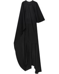 Stella McCartney - Asymmetrical Cape Sleeve Dress - Lyst