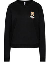Moschino - Logo Round-Neck Pullover Sweater - Lyst