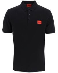 BOSS - Hugo Logo Patch Slim-Fit Polo Shirt - Lyst