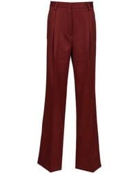 Dries Van Noten - Straight-Leg Pleated Trousers - Lyst
