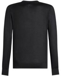 Etro - Silk And Cashmere Jumper With Logo On Rear - Lyst