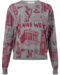 Vivienne Westwood - Long-Sleeve Knit Sweater - Lyst