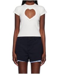 Ambush - Heart-Shaped Pattern T-Shirt - Lyst