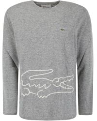 Comme des Garçons - Round-Neck Long-Sleeved Sweater - Lyst