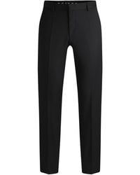 BOSS - Tailored Virgin Wool Trousers - Lyst