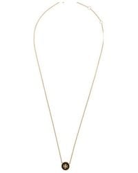 Tory Burch - Kira Logo Pendant Necklace - Lyst