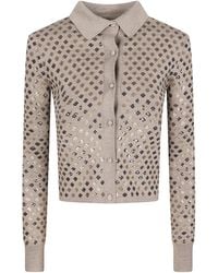 Max Mara - Ragno Sequin Embellished Knitted Cardigan - Lyst