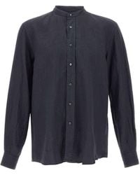 Aspesi - Bruce Band-Collar Shirt - Lyst