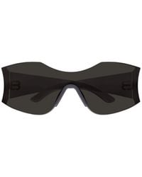 Balenciaga - Eyewear Geometric Frame Sunglasses - Lyst