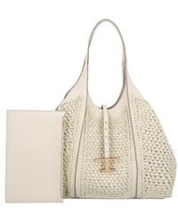 Tod's - Timeless Woven Tote Bag - Lyst