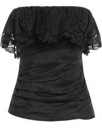 Isabel Marant - Solid Color Square Neck Bandeau Wrap Top - Lyst