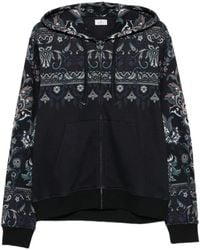 Etro - Paisley-Print Zip-Up Hoodie - Lyst