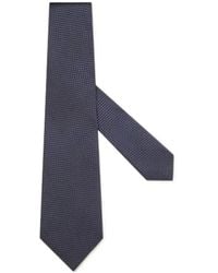 ZEGNA - Micro Pattern Tie - Lyst