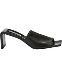 Jil Sander - Square-Toe Mid Heel Sandals - Lyst