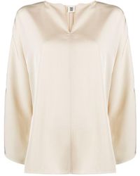 By Malene Birger - Calias V-Neck Blouse - Lyst