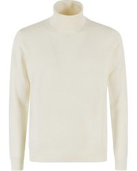 Roberto Collina - Turtleneck Long Sleeve Sweater - Lyst