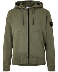 Stone Island - Simple Hoodie Jacket - Lyst