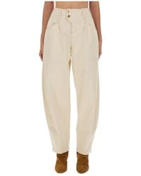 Isabel Marant - High-Waist Wide Leg Pants - Lyst