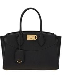 Ferragamo - Ferragamo New Ferragamo Studio Medium Soft Bag - Lyst