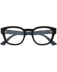 Gucci - Eyewear Panthos Frame Glasses - Lyst