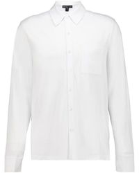 James Perse - Long-Sleeve Knit Shirt - Lyst