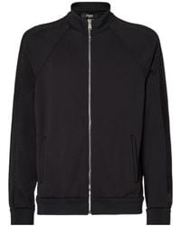 Fendi - High-Neck Zip-Up Sweatshirt - Lyst