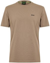 BOSS - Logo Short-Sleeved T-Shirt - Lyst