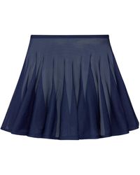 Alaïa - Fine Knit Skater Skirt - Lyst