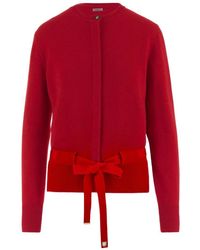Ferragamo - Belted Cashmere Cardigan - Lyst