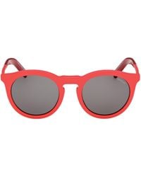 Moncler - Eyewear Round Frame Sunglasses - Lyst