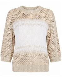 Peserico - Micro-Sequined Jumper - Lyst
