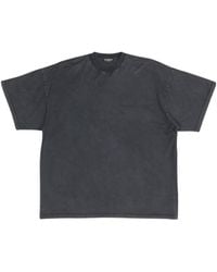 Balenciaga - T-Shirt Strike 1917 Oversize Da Donna - Lyst