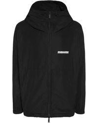 DSquared² - Zip-Up Hooded Jacket - Lyst