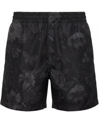 Gucci - Printed Nylon Swim Shorts - Lyst