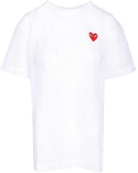 COMME DES GARÇONS PLAY - Crew Neck T-Shirt - Lyst