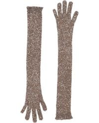 Brunello Cucinelli - Solid Colour Gloves - Lyst