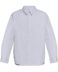 A.P.C. - Button-Up Striped Shirt - Lyst