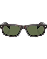 Prada - Eyewear Rectangular Frame Sunglasses - Lyst