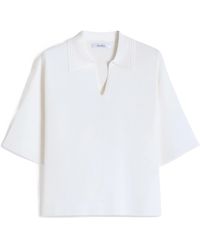 Max Mara - Dolce V-Neck Polo Top - Lyst