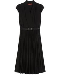 Max Mara - Studio Albino Belted Midi Dress - Lyst