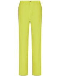 Emporio Armani - Casual Solid-Color Trousers - Lyst